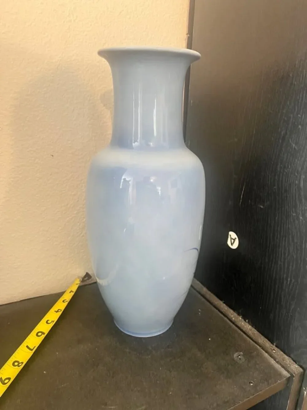 Vintage Otagiri Iris Floral Japan Hand Painted Ceramic Vase, Pastel Flowers